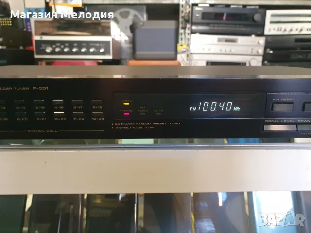 Тунер Pioneer F-551  В отлично техническо и визуално състояние., снимка 4 - Декове - 48566819