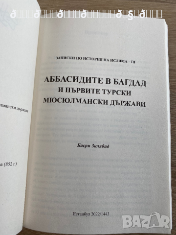 Книга Аббасидите в Багдад и първите турски държави, снимка 2 - Художествена литература - 36529626