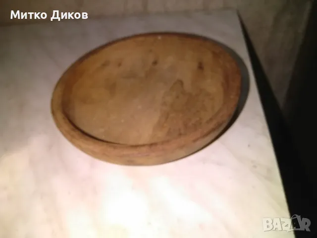 Дървена купа от соца Фи 160мм и Н-38мм