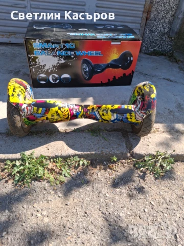 Продавам Ховърборд до 100 кг., снимка 3 - Скейтборд, ховърборд, уейвборд - 51389865