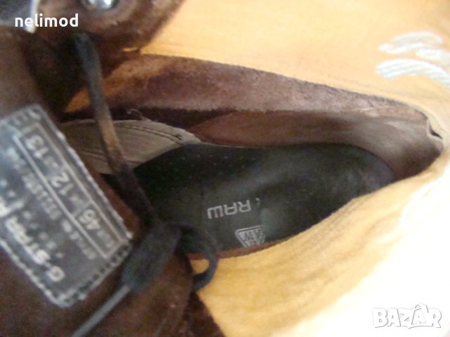 G - STAR RAW оригинал size UK 12 46 номер , Разпродажба ... намалени на 88,00 лв, снимка 4 - Мъжки боти - 38385502