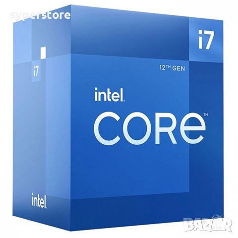 Процесор за компютър, CPU Intel Core i7-12700, 8+4C, 20T, 2.1, 25M, s1700, Box, SS300228