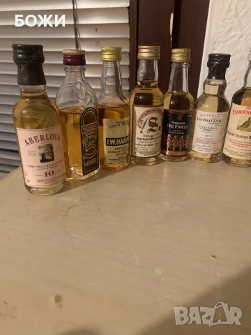	•	Колекционерска серия мини бутилки шотландско уиски – 12 броя, снимка 2 - Колекции - 51726427