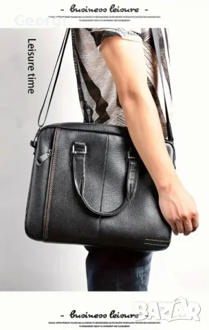 Луксозни, Елегантни и Стилни Бизнес чанти / Портфейли за лаптоп 15”!!, снимка 12 - Чанти - 49278968