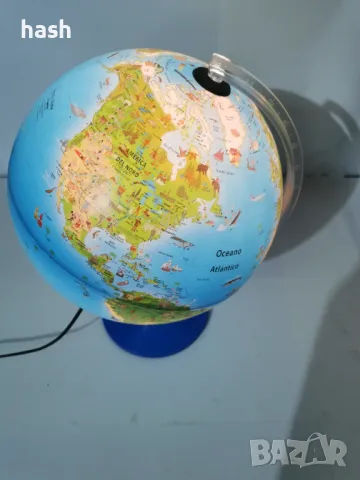 Нощна лампа Глобус /Карта на света/ - италианска версия, снимка 7 - Детски нощни лампи - 48440567
