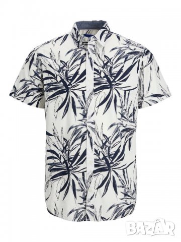 JACK & JONES Риза JORCRAYON AOP SHIRT SS LN, снимка 2 - Ризи - 40215427