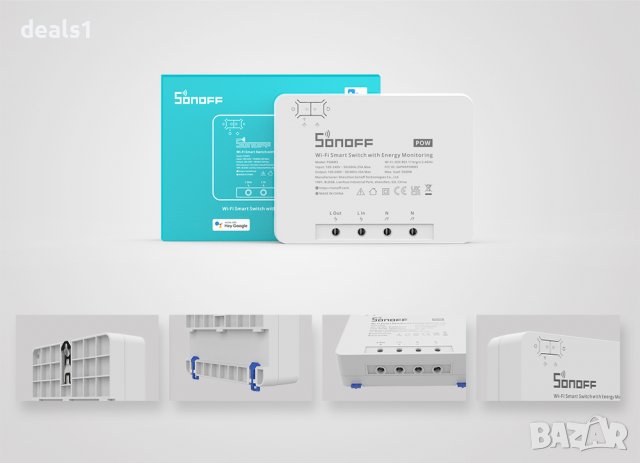 SONOFF POW R3 25A Интелигентен превключвател с висока мощност, снимка 16 - Друга електроника - 37113384