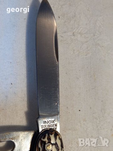 Немско джобно ножче Solingen , снимка 2 - Антикварни и старинни предмети - 40337445