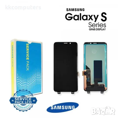LCD Дисплей за Samsung SM-G965F S9 Plus / GH96-11255A / Тъч скрийн ( БЕЗ РАМКА ) / Черен / Оригинал 