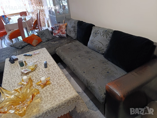 ПРОДАВАМ ъглов диван , снимка 2 - Дивани и мека мебел - 53559797