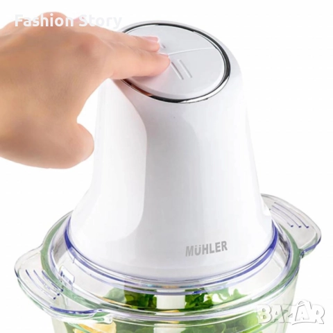 Мини чопър Muhler MCH-5088 – Мели, реже и пасира за секунди, снимка 5 - Чопъри и пасатори - 52552682