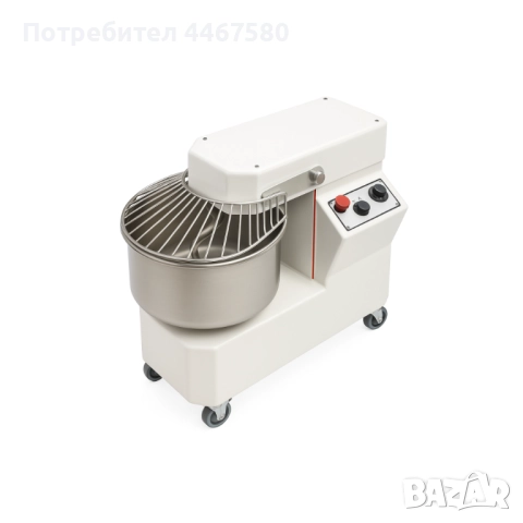 Спирална тестомесачка IF17 с таймер и колела – 17 кг капацитет