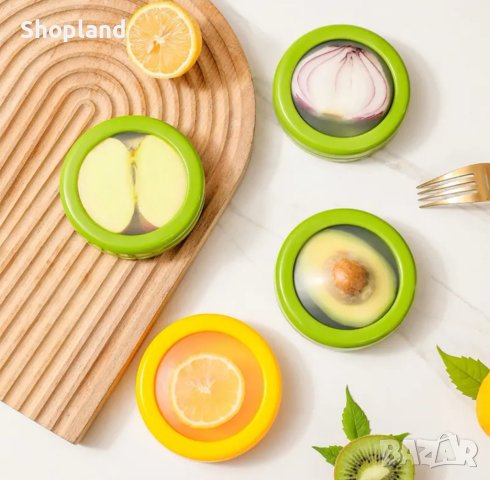 Прозрачна фолиева кутия за съхранение на плодве и зеленчуци, снимка 7 - Кутии за храна - 43950554