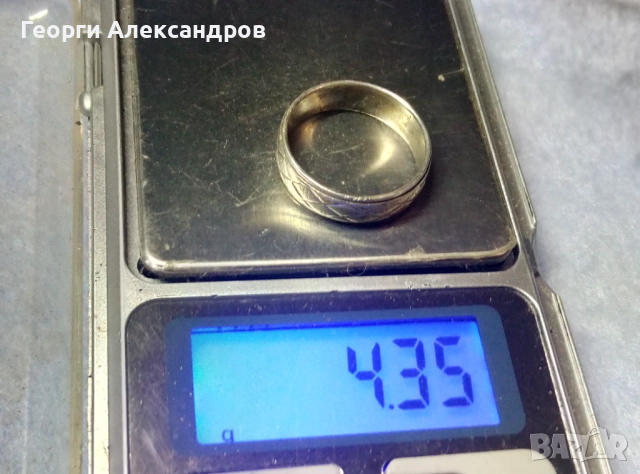 Стилно орнаментиран СРЕБЪРЕН ПРЪСТЕН Тип ХАЛКА Сребро 925 Унисекс АРТ Модел, снимка 3 - Пръстени - 52689020