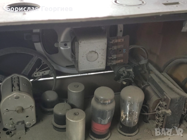 Лампово радио Telefunken super 065wk 1940 г, снимка 6 - Антикварни и старинни предмети - 52399055