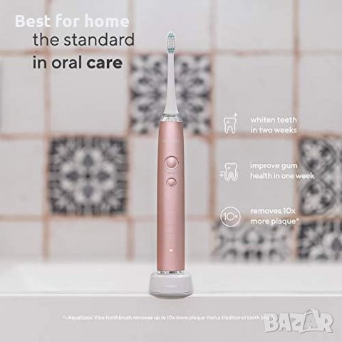 Електрическа четка за зъби Ultra Whitening от серията AquaSonic VIBE - 8 глави,Sonic 40 000 VPM, снимка 3 - Други - 43687715