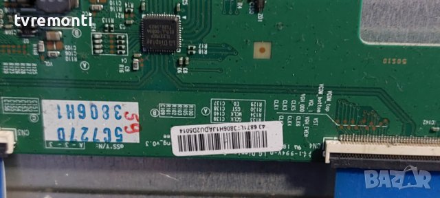 TCON VES430UNDL-2D-N12, 6871L-3806B, 6870C-0532A for, TELEFUNKEN 43FB5000, снимка 2 - Части и Платки - 39603120