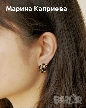 Обеци "Бухал" /С-23/, снимка 2 - Обеци - 7909860