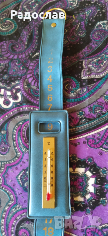 стар датник с термометър, снимка 2 - Други стоки за дома - 44883318