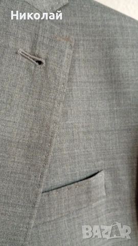 Мъжко сако 100% студена вълна + подарък, снимка 3 - Сака - 53605375