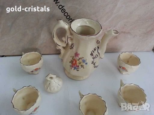  сервиз за кафе  чашки и кана   , снимка 4 - Антикварни и старинни предмети - 28613232