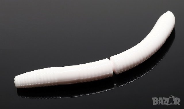 Libra Lures FATTY D'WORM 75 Силиконова примамка червей различни цветове и вкус, снимка 2 - Такъми - 32360943