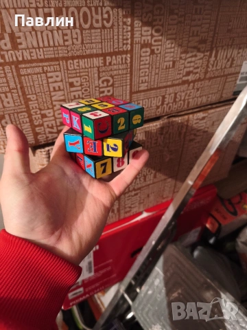 Кубче на Рубик с числа и латински букви, снимка 2 - Образователни игри - 53493637