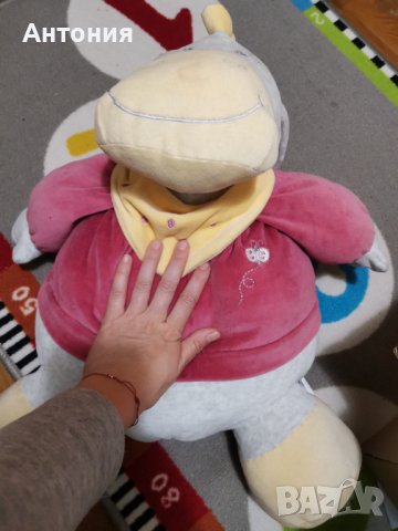 Голям плюшен хипопотам , снимка 3 - Плюшени играчки - 37875788