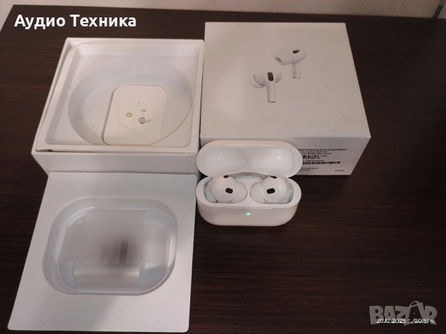 Чисто нови НЕУПОТРЕБЯВАНИ слушалки Apple AirPods Pro 2 generation, снимка 9 - Bluetooth слушалки - 52864410