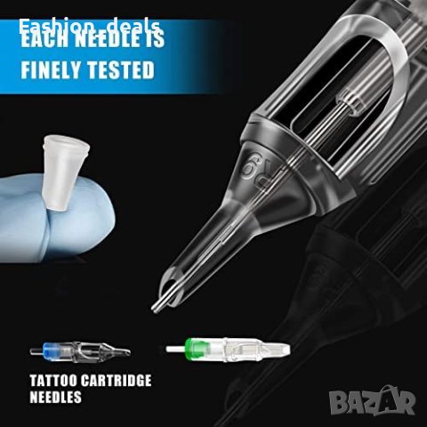 Нов комплект смесени Консумативи Игли мастило татуировка татус начинаещи, снимка 3 - Други - 40435056