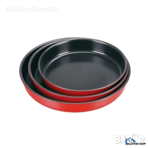 Комплект от 3 броя тави не залепващо покритие, снимка 1