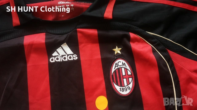 Adidas AC MILAN Football T-Shirt Размер M мъжка футболна тениска 18-67, снимка 4 - Тениски - 53296318