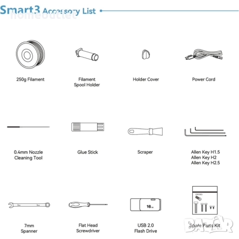 ПРОМОЦИЯ 3D принтер QIDI TECH X-SMART 3 – бърз, мощен и готов за печат, снимка 3 - Друга електроника - 52801358