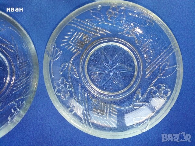   Стари малки чинийки 8см., снимка 2 - Антикварни и старинни предмети - 43347732