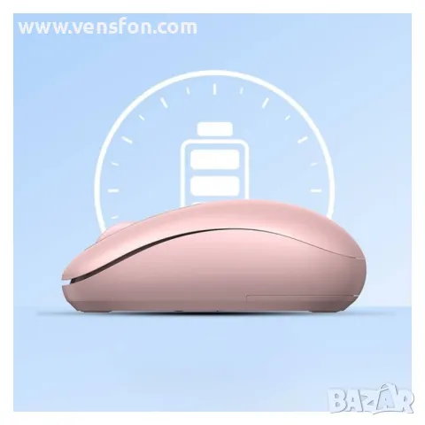 Безжична мишка МU105 2400 dpi UGREEN за Mac и PC – CHERRY PINK, снимка 4 - Клавиатури и мишки - 49401935