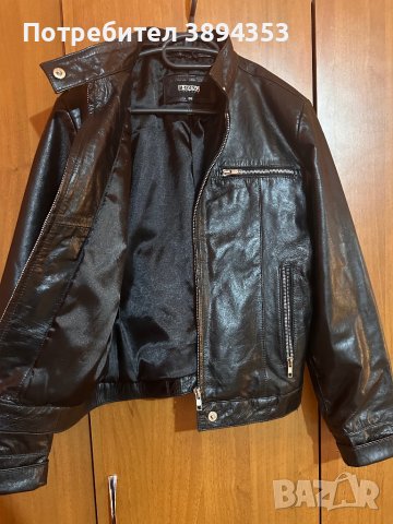 Vintage Leather Jacket, естествена кожа, снимка 2 - Якета - 42962545