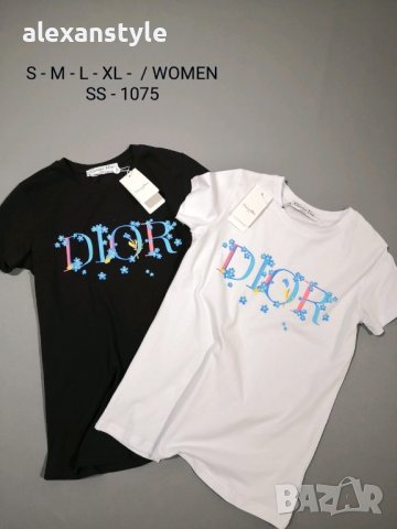 Dior в бяло/реплика, снимка 1 - Тениски - 38246994