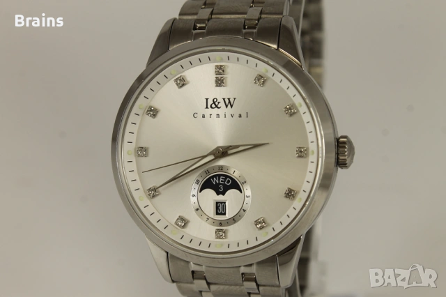 Нов CARNIVAL Automatic Miyota Стоманен Мъжки Часовник, снимка 3 - Мъжки - 53150910