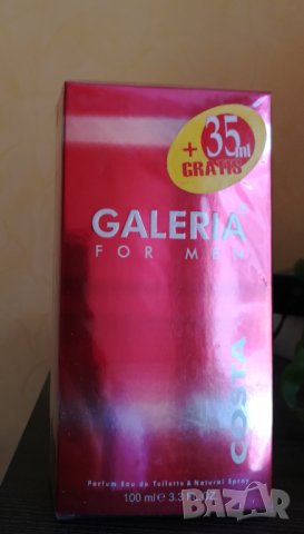 Тоалетна вода  Galeria for men Costa 100 ml. - Имитация на Lacoste, снимка 1 - Мъжки парфюми - 43775527
