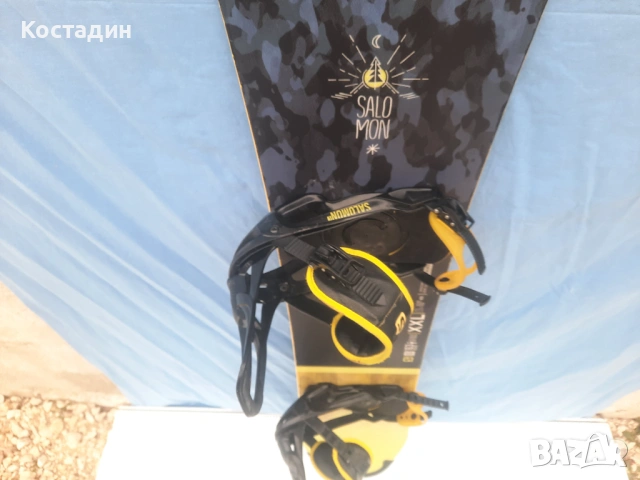 Сноуборд SALOMON SUPER 8 unite 163см. с автомати, снимка 5 - Зимни спортове - 53207655