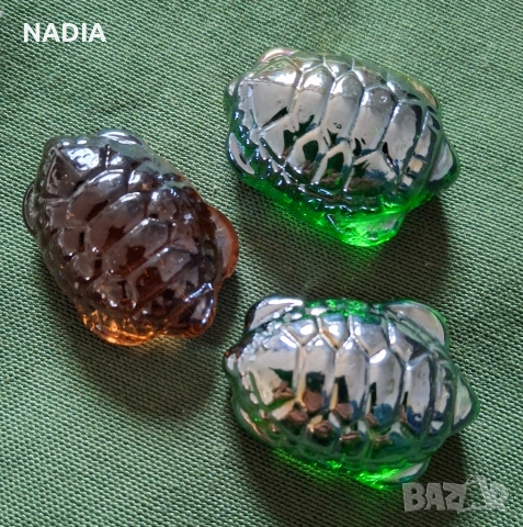 Стъклени костенурки, снимка 2 - Декорация за дома - 53389571