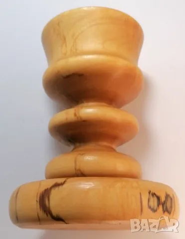 Дървен свещник 1983г, снимка 3 - Декорация за дома - 48496574