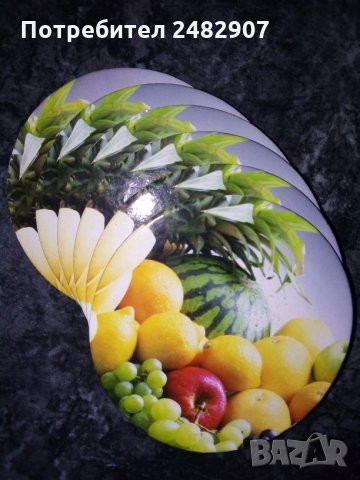 Комплект подложки за чаши - 6 бр. 