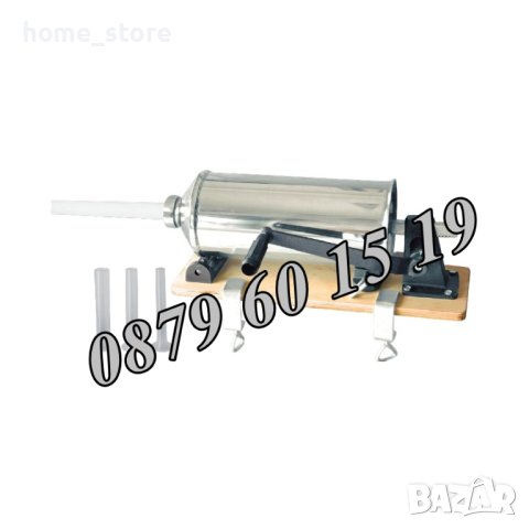 Хоризонтална пълначка за месо 4 литра с дървен плот, снимка 2 - Друго търговско оборудване - 43178102