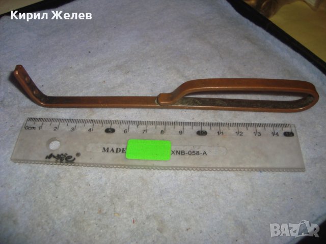 СТАР РЯДЪК ПРЕДМЕТ МЕДНА ДРЪЖКА или УРЕД ИНСТРУМЕНТ 27458