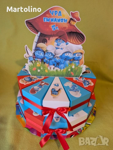 Картонена торта Baby Shark, снимка 15 - Други - 53049198