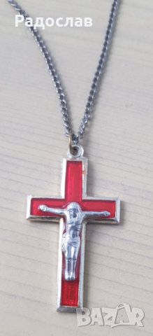 Продавам гердан колие Христос , снимка 2 - Колиета, медальони, синджири - 35396331