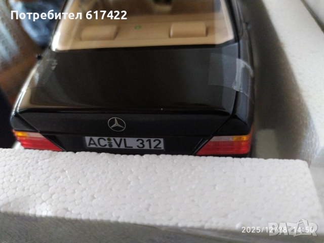 1:18 Метален модел на  Mercedes Benz 230E W124 AMG Wheels , снимка 7 - Колекции - 52921834