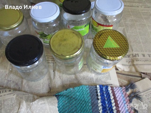 Буркани 1 и 1,7 литра,лютеница и други.Капачки за буркани-Омния и бяло тенеке, снимка 7 - Буркани, бутилки и капачки - 33544122