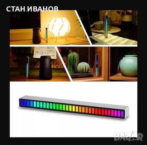 RGB светодиодна лента с гласово активирана ритъмна светлина, Модел LX9B, снимка 8 - Друга електроника - 36853559